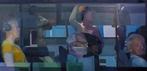 SANEM ALTAYLI tarafından 2025 yılında 50x100 cm ölçülerinde Tuval üzeri yağlı boya tekniği ile yapılmıştır.