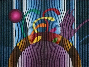 AHMET GÜNEŞTEKİN tarafından 2018 yılında 150x200 cm ölçülerinde Tuval üzeri yağlı boya tekniği ile yapılmıştır.