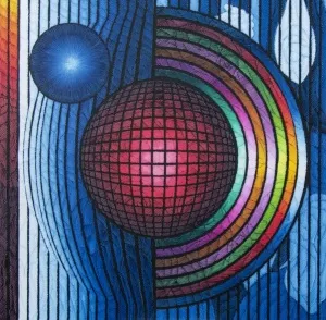 AHMET GÜNEŞTEKİN tarafından 2019 yılında 130x130 cm ölçülerinde Tuval üzeri yağlı boya tekniği ile yapılmıştır.