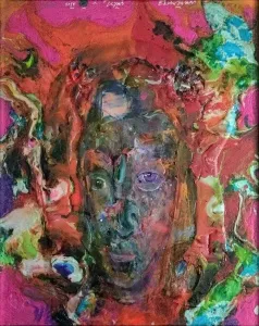 ERGİN İNAN tarafından 2018 yılında 50x40 cm ölçülerinde Ahşap üzeri karışık teknik tekniği ile yapılmıştır.