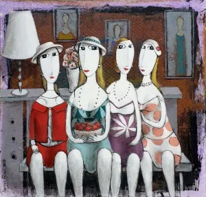 NERMİN ALPAR tarafından 2020 yılında 60x60 cm ölçülerinde Tuval üzeri akrilik boya tekniği ile yapılmıştır.