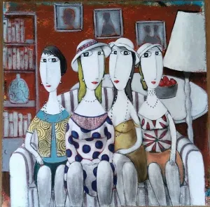 NERMİN ALPAR tarafından 2020 yılında 60x60 cm ölçülerinde Tuval üzeri akrilik boya tekniği ile yapılmıştır.