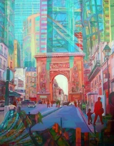 SELDA EREN tarafından 2012 yılında 146x114 cm ölçülerinde Tuval üzeri yağlı boya tekniği ile yapılmıştır.