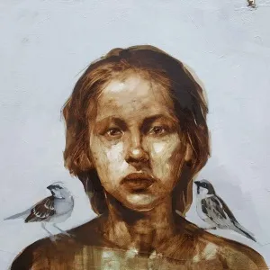 SEMA ÖCAL tarafından 40x50 cm ölçülerinde Tuval üzeri yağlı boya tekniği ile yapılmıştır.