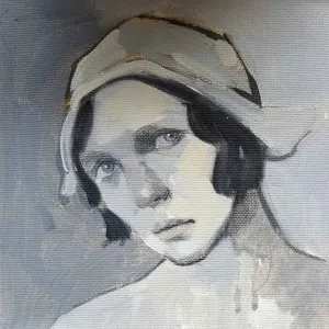 SEMA ÖCAL tarafından 20x20 cm ölçülerinde Tuval üzeri yağlı boya tekniği ile yapılmıştır.