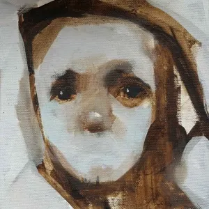 SEMA ÖCAL tarafından 20x20 cm ölçülerinde Tuval üzeri yağlı boya tekniği ile yapılmıştır.