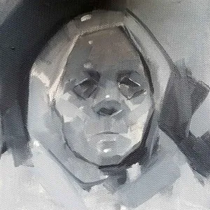 SEMA ÖCAL tarafından 20x20 cm ölçülerinde Tuval üzeri yağlı boya tekniği ile yapılmıştır.