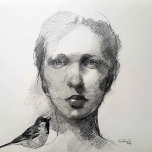 SEMA ÖCAL tarafından 33x42 cm ölçülerinde Kağıda Kurşun kalem tekniği ile yapılmıştır.