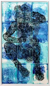 SEMİH KAPLAN tarafından 2016 yılında 132x75 cm ölçülerinde Çini duvar panosu tekniği ile yapılmıştır.