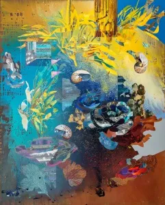 SEMİH KAPLAN tarafından 2016 yılında 200x160 cm ölçülerinde Tuval üzeri akrilik ve yağlı boya tekniği ile yapılmıştır.