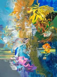 SEMİH KAPLAN tarafından 2016 yılında 160x120 cm ölçülerinde Tuval üzeri akrilik ve yağlı boya tekniği ile yapılmıştır.