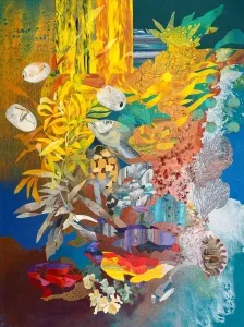 SEMİH KAPLAN tarafından 2016 yılında 160x120 cm ölçülerinde Tuval üzeri akrilik ve yağlı boya tekniği ile yapılmıştır.