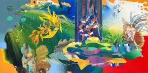 SEMİH KAPLAN tarafından 2016 yılında 60x120 cm ölçülerinde Tuval üzeri akrilik ve yağlı boya tekniği ile yapılmıştır.