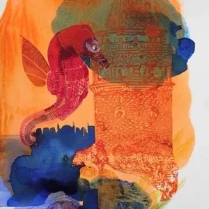 SEMİH KAPLAN tarafından 2011 yılında 56x40 cm ölçülerinde Kağıt üzeri sulu boya tekniği ile yapılmıştır.