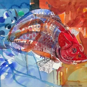 SEMİH KAPLAN tarafından 2011 yılında 56x76 cm ölçülerinde Kağıt üzeri sulu boya tekniği ile yapılmıştır.