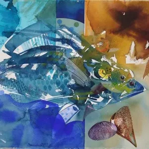 SEMİH KAPLAN tarafından 2011 yılında 56x76 cm ölçülerinde Kağıt üzeri sulu boya tekniği ile yapılmıştır.