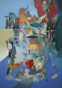 SEMİH KAPLAN tarafından 2011 yılında 200x140 cm ölçülerinde Tuval üzeri akrilik boya tekniği ile yapılmıştır.