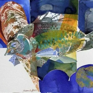 SEMİH KAPLAN tarafından 2009 yılında 56x76 cm ölçülerinde Kağıt üzeri sulu boya tekniği ile yapılmıştır.