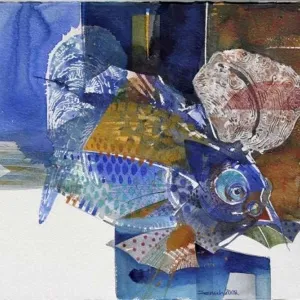 SEMİH KAPLAN tarafından 2008 yılında 56x76 cm ölçülerinde Kağıt üzeri sulu boya tekniği ile yapılmıştır.