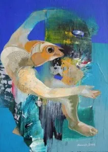 SEMİH KAPLAN tarafından 2008 yılında 35x25 cm ölçülerinde Tuval üzeri akrilik boya tekniği ile yapılmıştır.