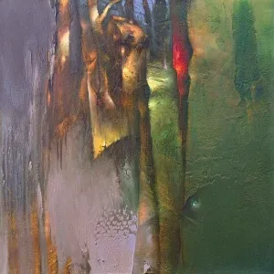 SERDAR LEBLEBİCİ tarafından 2011 yılında 50x50 cm ölçülerinde Tuval üzeri yağlı boya tekniği ile yapılmıştır.