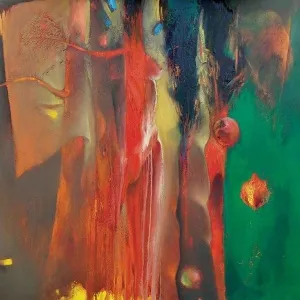 SERDAR LEBLEBİCİ tarafından 2011 yılında 20x20 cm ölçülerinde Tuval üzeri yağlı boya tekniği ile yapılmıştır.