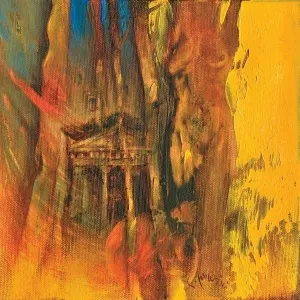 SERDAR LEBLEBİCİ tarafından 2011 yılında 20x20 cm ölçülerinde Tuval üzeri yağlı boya tekniği ile yapılmıştır.