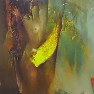 SERDAR LEBLEBİCİ tarafından 2011 yılında 120x120 cm ölçülerinde Tuval üzeri yağlı boya tekniği ile yapılmıştır.