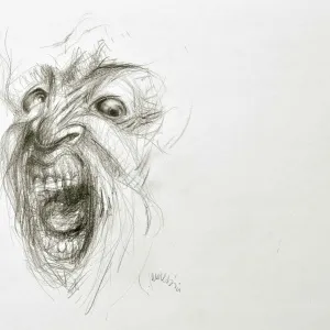 SERDAR LEBLEBİCİ tarafından 2005 yılında 20x29 cm ölçülerinde Karakalem tekniği ile yapılmıştır.