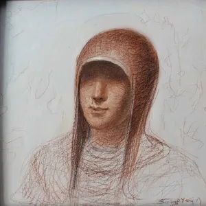 SERTAP YEĞİN tarafından 2017 yılında 30x30 cm ölçülerinde Tuval üzeri karışık teknik tekniği ile yapılmıştır.