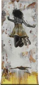 SEYDİ MURAT KOÇ tarafından 2008 yılında 175x75 cm ölçülerinde Tuval üzeri akrilik ve yağlı boya tekniği ile yapılmıştır.