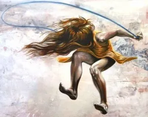 SEYDİ MURAT KOÇ tarafından 2008 yılında 180x80 cm ölçülerinde Tuval üzeri akrilik ve yağlı boya tekniği ile yapılmıştır.