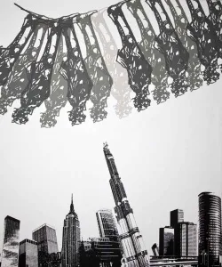 SEYDİ MURAT KOÇ tarafından 2010 yılında 175x145 cm ölçülerinde Tuval üzeri karışık teknik tekniği ile yapılmıştır.