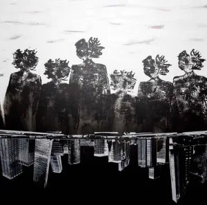 SEYDİ MURAT KOÇ tarafından 2010 yılında 100x100 cm ölçülerinde Tuval üzeri karışık teknik tekniği ile yapılmıştır.