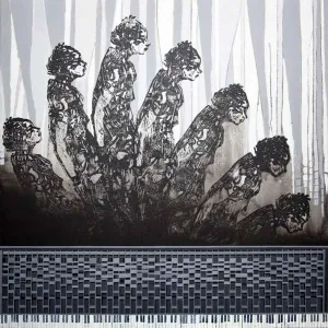 SEYDİ MURAT KOÇ tarafından 2010 yılında 100x100 cm ölçülerinde Tuval üzeri karışık teknik tekniği ile yapılmıştır.