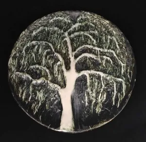 SEYHAN YILMAZ tarafından 2015 yılında 38x4 cm ölçülerinde Vakumlu Kil, Elle Şekillendirme, 1000 °C tekniği ile yapılmıştır.