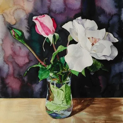 ÇAĞLAR ÖZTÜRK tarafından 2015 yılında 42x38 cm ölçülerinde Kağıt üzeri sulu boya tekniği ile yapılmıştır.