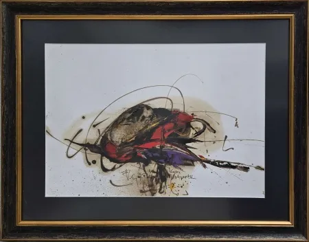 EKREM KADAK tarafından 2001 yılında 35x50 cm ölçülerinde Kağıt üzeri yağlı boya tekniği ile yapılmıştır.