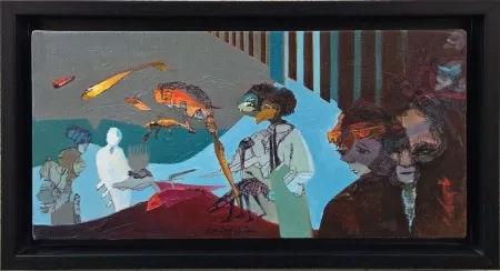 ESRA SOYTÜRK tarafından 2021 yılında 20x40 cm ölçülerinde Tuval üzeri yağlı boya tekniği ile yapılmıştır.