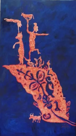 IŞIK ÇUHACIOĞLU tarafından 2023 yılında 175x100 cm ölçülerinde Tuval üzeri yağlı boya tekniği ile yapılmıştır.