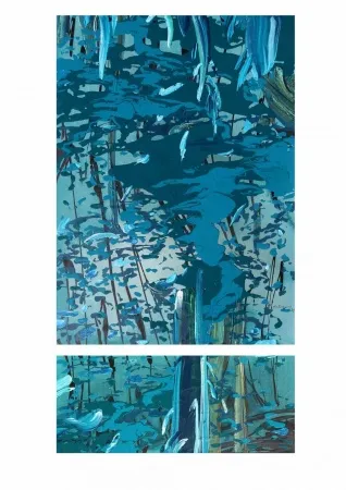 YILDIZ DOYRAN tarafından 2021 yılında 150x80 cm ölçülerinde Tuval üzeri yağlı boya tekniği ile yapılmıştır.