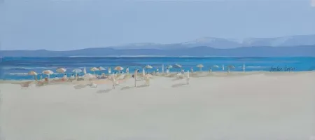 SERKAN ŞEN tarafından 2009 yılında 40x90 cm ölçülerinde Tuval üzeri yağlı boya tekniği ile yapılmıştır.