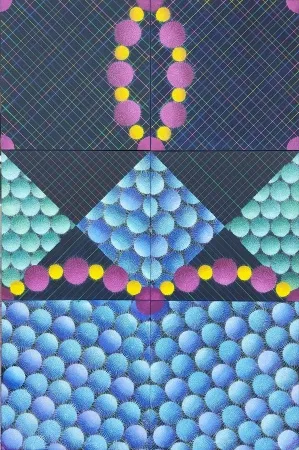 HİMMET GÜMRAH tarafından 2008 yılında 100x150 cm ölçülerinde Tuval üzeri akrilik boya tekniği ile yapılmıştır.