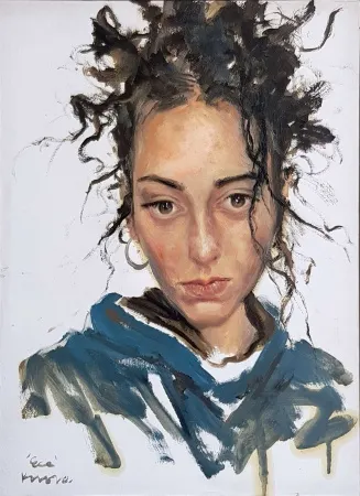 KADER GENÇ tarafından 2020 yılında 39x28 cm ölçülerinde Kağıt üzeri yağlı boya tekniği ile yapılmıştır.