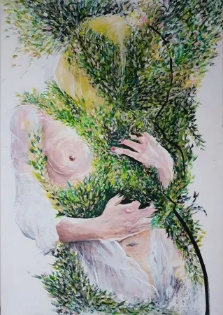 BENGİSU SUĞÜR tarafından 2016 yılında 100x70 cm ölçülerinde Tuval üzeri yağlı boya tekniği ile yapılmıştır.