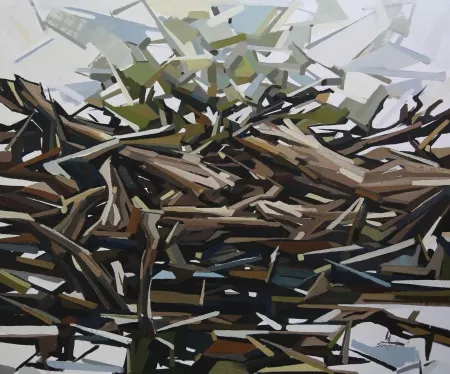 SÜMEYRA İLHAN tarafından 2018 yılında 100x120 cm ölçülerinde Tuval üzeri yağlı boya tekniği ile yapılmıştır.