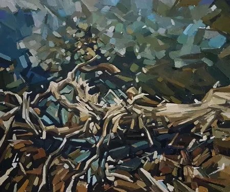 SÜMEYRA İLHAN tarafından 2018 yılında 50x60 cm ölçülerinde Tuval üzeri yağlı boya tekniği ile yapılmıştır.