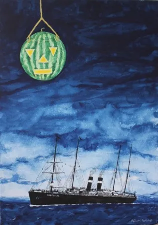 BÜLENT TANIK tarafından 50x70 cm ölçülerinde Tuval üzeri akrilik boya tekniği ile yapılmıştır.