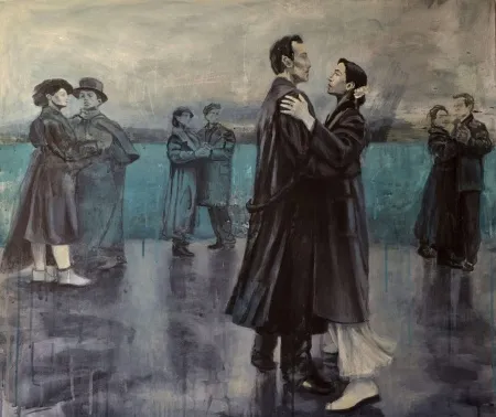 ŞİRİN YILMAZ tarafından 2017 yılında 75x90 cm ölçülerinde Tuval üzeri yağlı boya tekniği ile yapılmıştır.