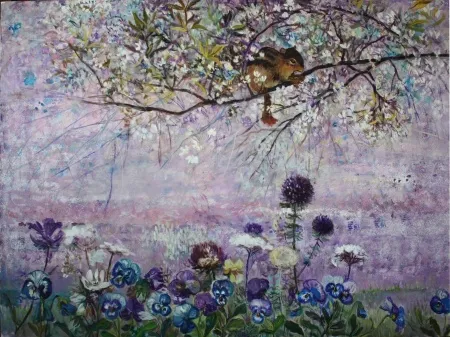 NİL KÖKEN tarafından 2016 yılında 90x120 cm ölçülerinde Tuval üzeri yağlı boya tekniği ile yapılmıştır.